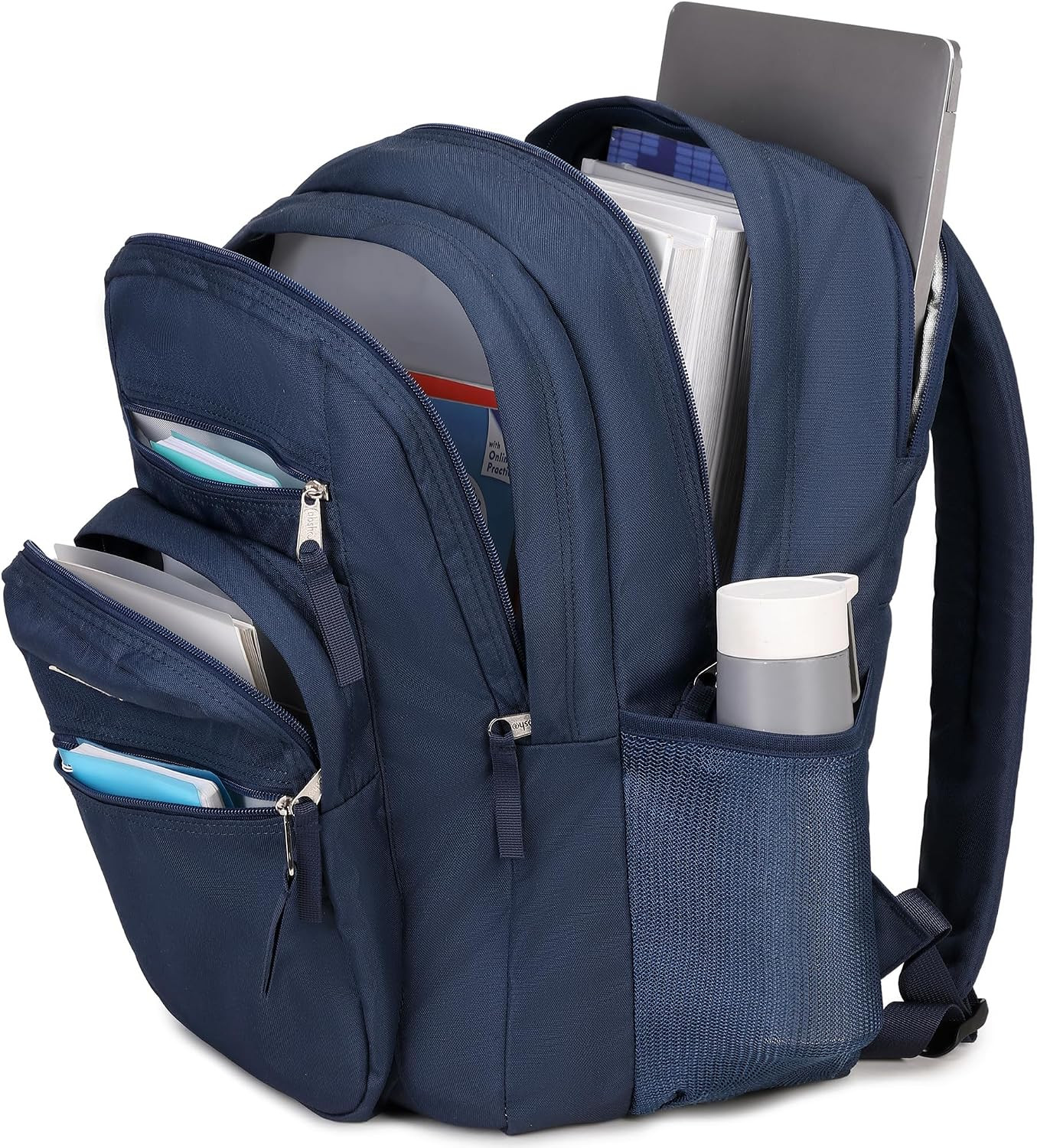 34L Big Student Backpack for School Water Resistant Lightweight College Bookbag