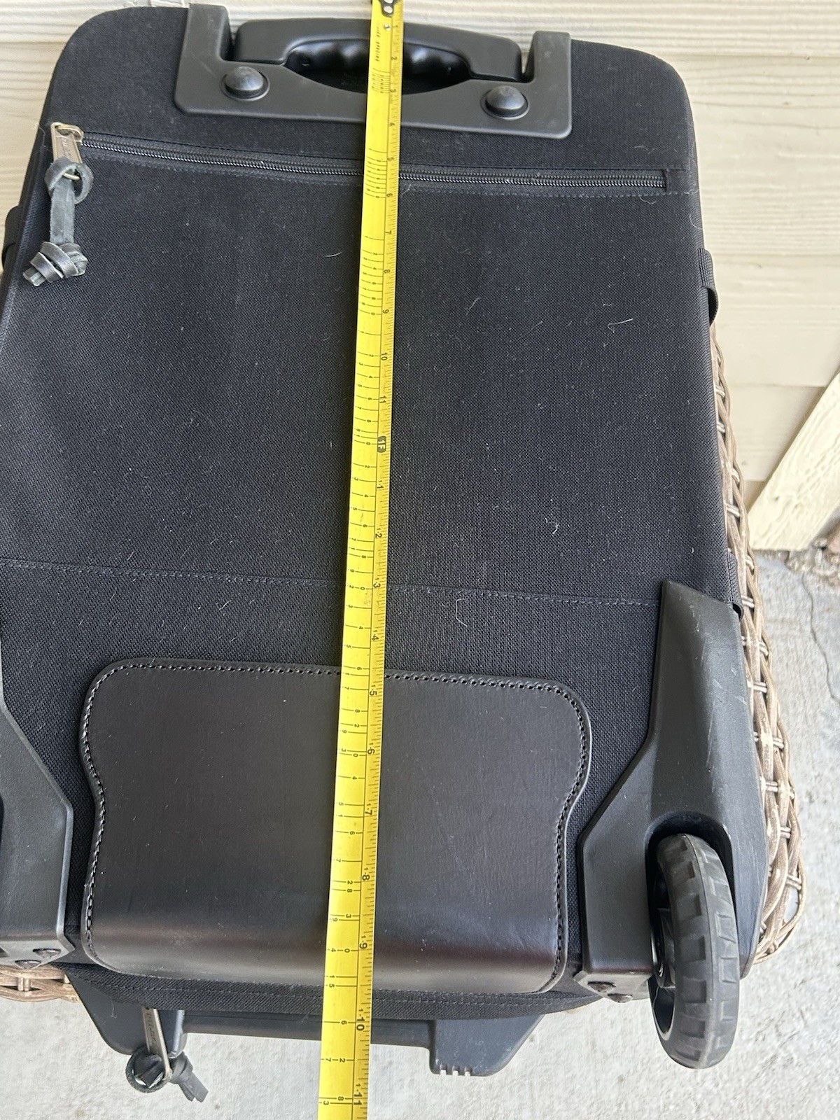 Excellent FILSON Dryden 2-Wheel 22″ Carry-On Luggage Bag Canvas + Leather