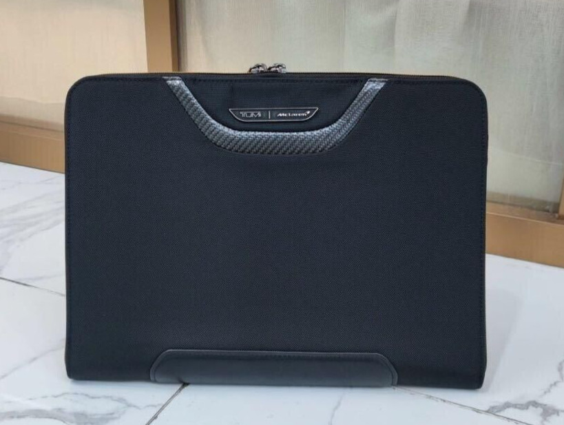 TUMI×MCLAREN Circuit Portfolio Black Bag in bag Business Outlet Products