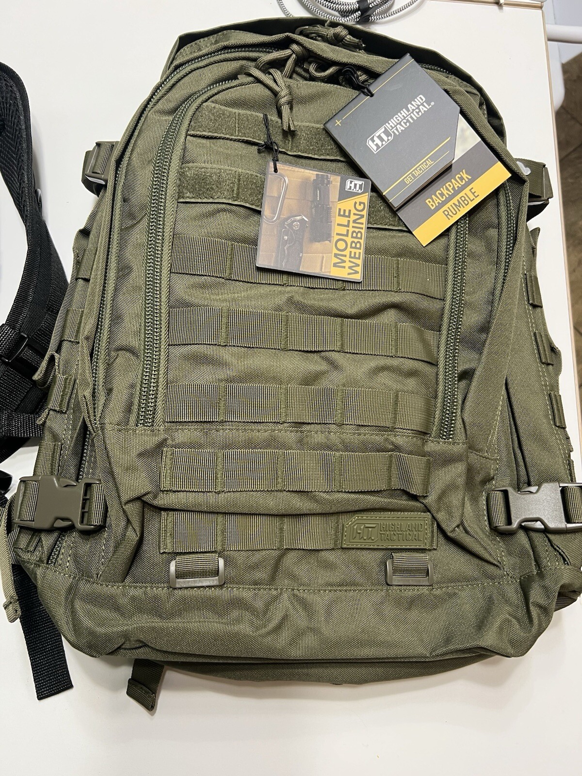 Backpack, recon, no, compartments and zippers everywhere, heavy duty straps, $49