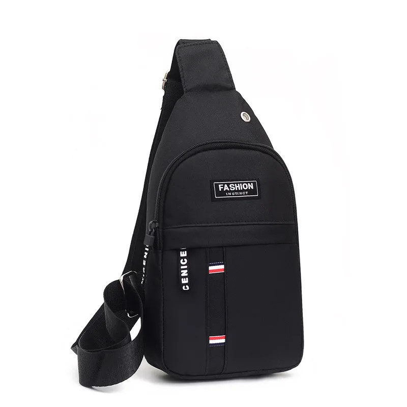 Men’s Canvas Crossbody Sling Bag Travel Chest Pack Casual Shoulder Backpack
