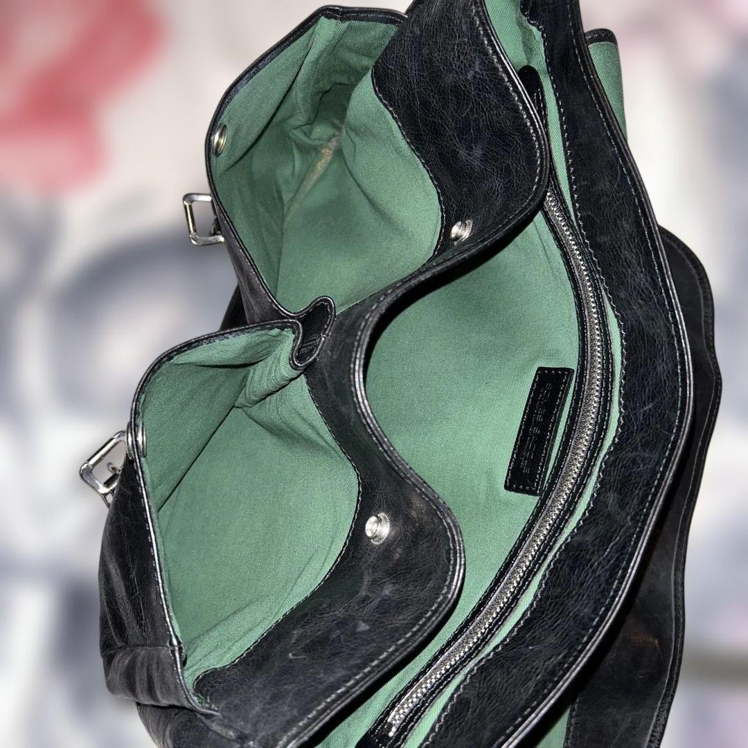 SOMES Saddle Shoulder Bag Leather Unisex Crossbody Used
