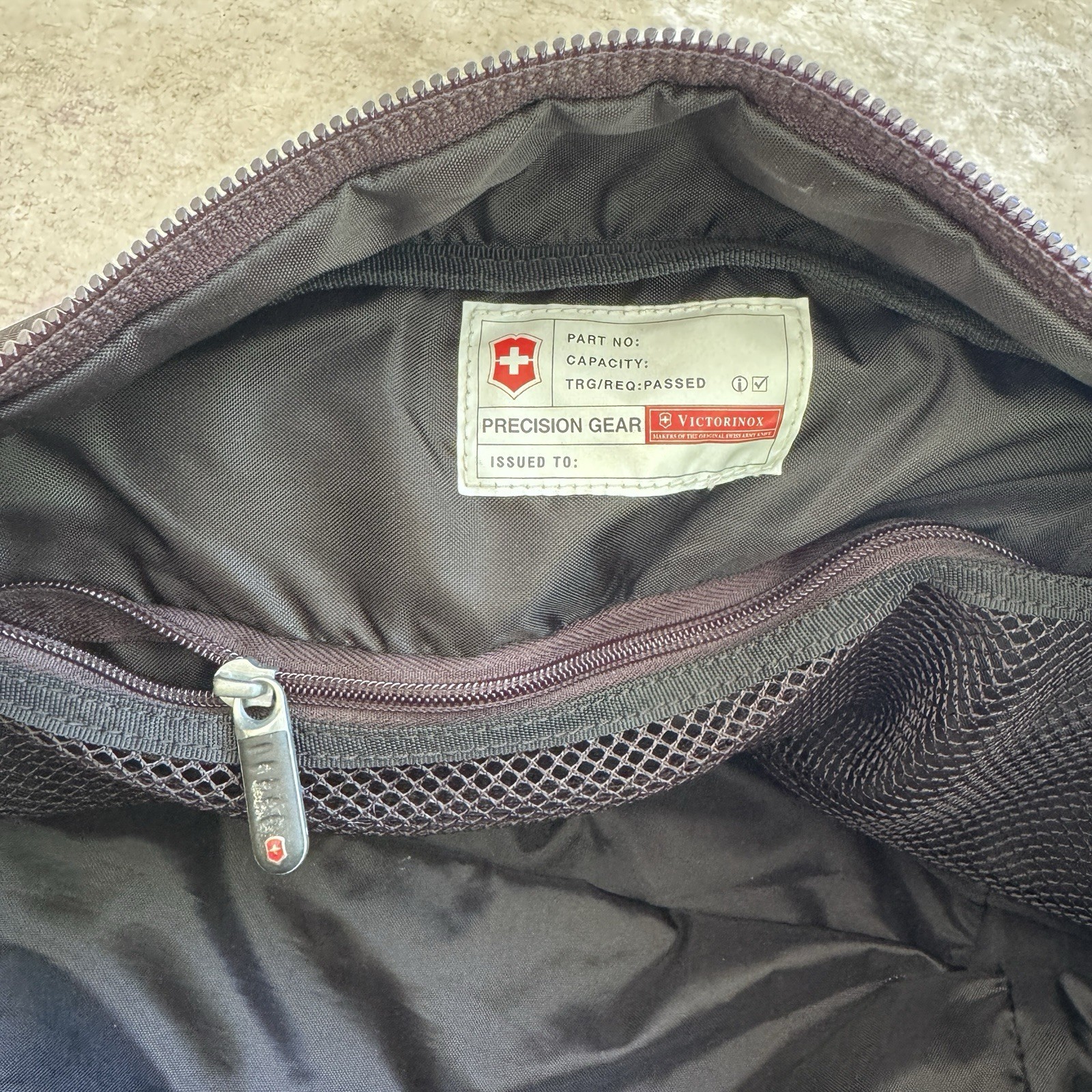 VICTORINOX Swiss Precision Gear ‘PG CARGO’ Duffel Black Ballistic Nylon