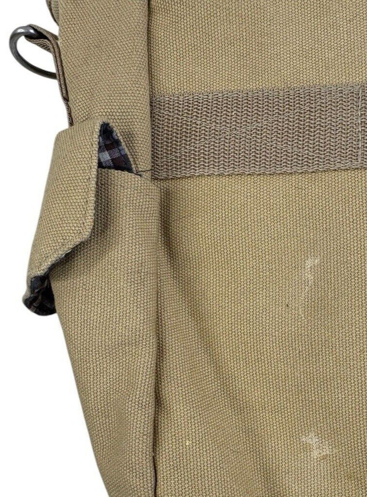 RARE Moody Blues Timeless Flight Canvas & Leather Messenger Bag Leeds Field & Co
