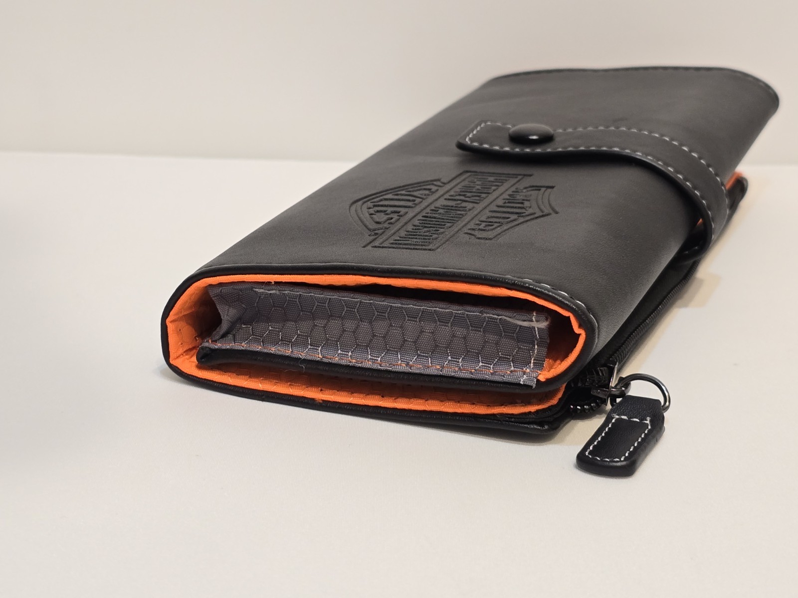 Harley Davidson Backpack Travel Tech Organizer Wallet 12″ / 9″ Lot In Black