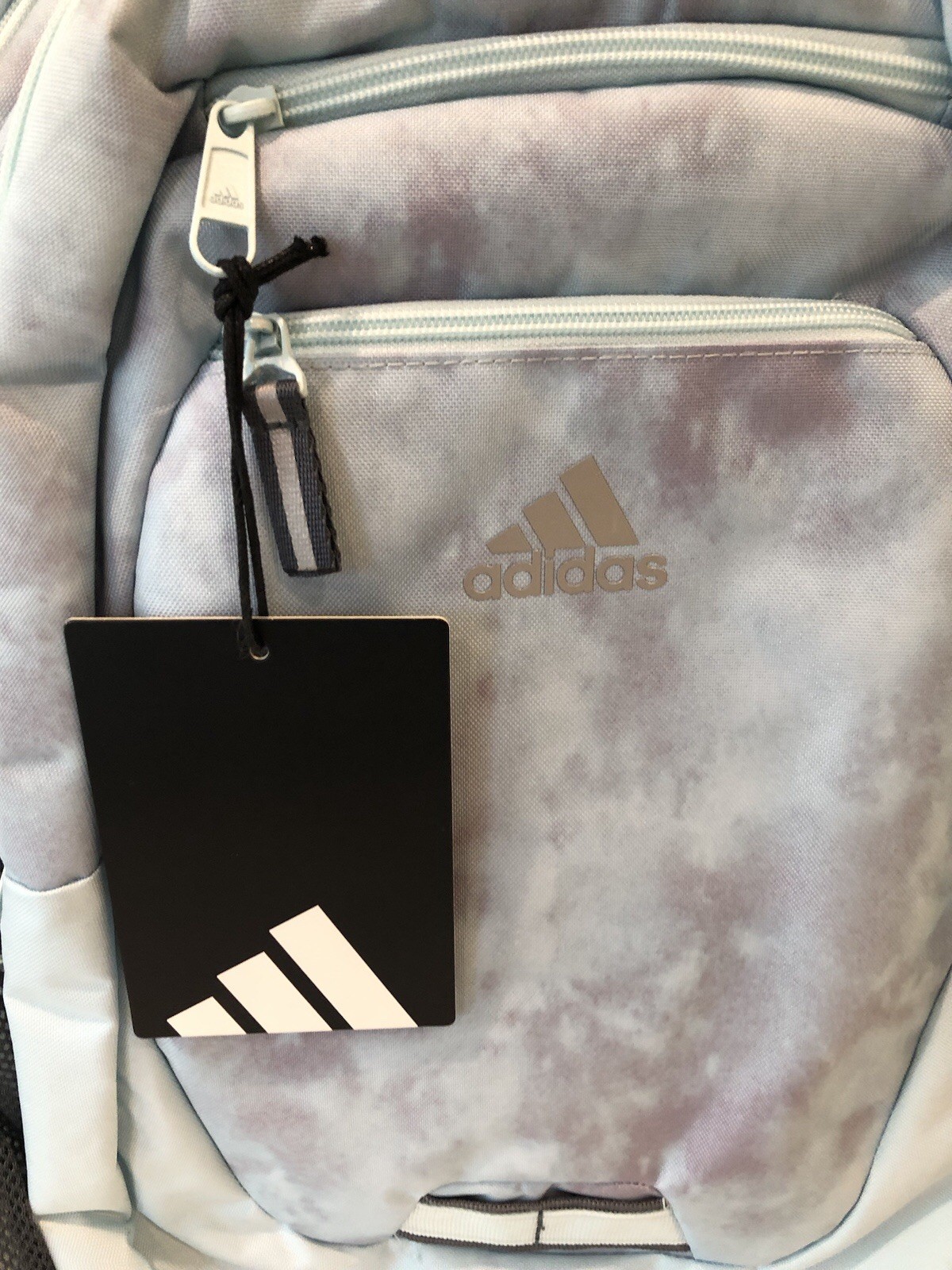 NWT Adidas PrimeTime BackPack Large Bookbag Gym Sandy Blue Grey