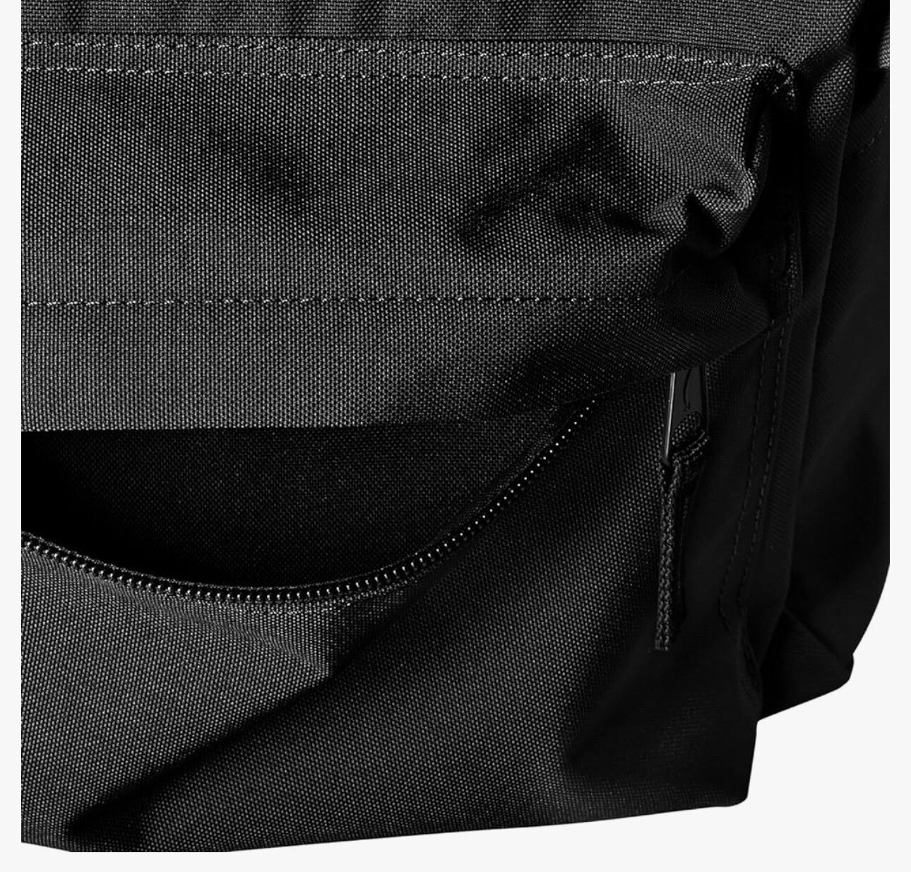 Amazon Basics Classic School Lightweight Double-Zipper Closure Backpack Black