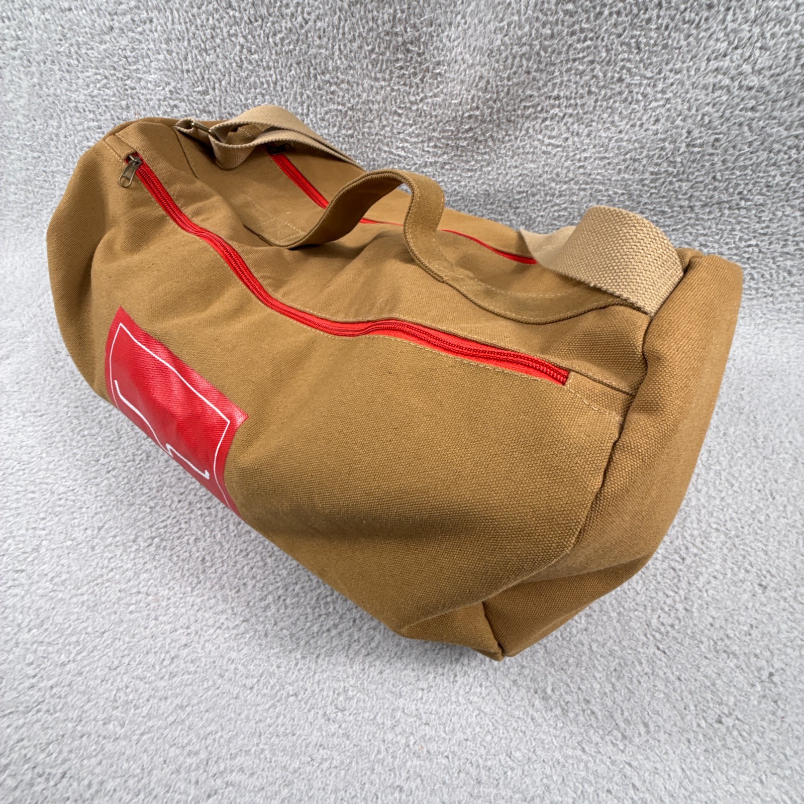 Kimes Ranch Bag Canvas Khaki Large Duffle Travel Western Cowboy Gear Gym Carry