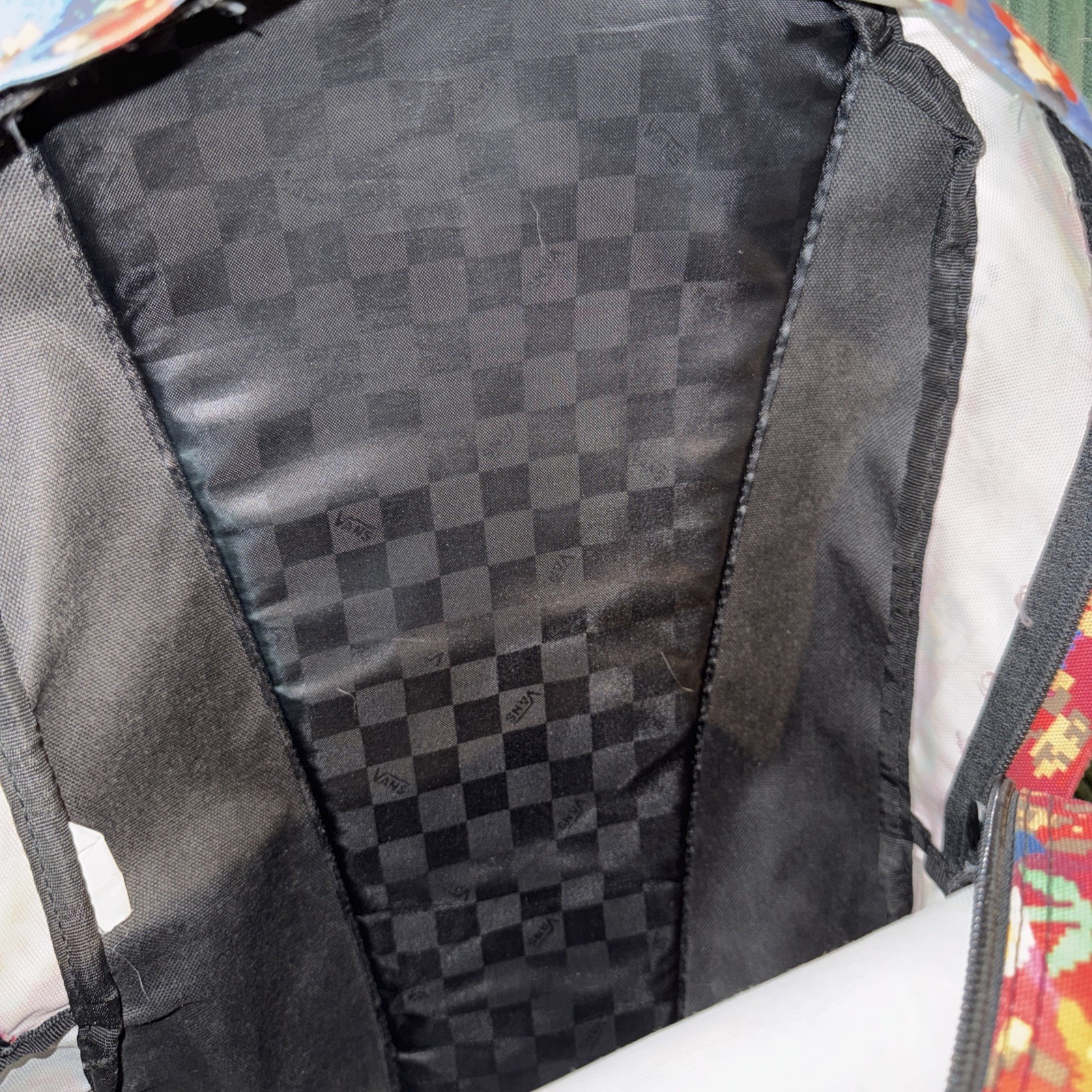 Vans Nintendo Super Mario Bros Backpack 8 Bit Print