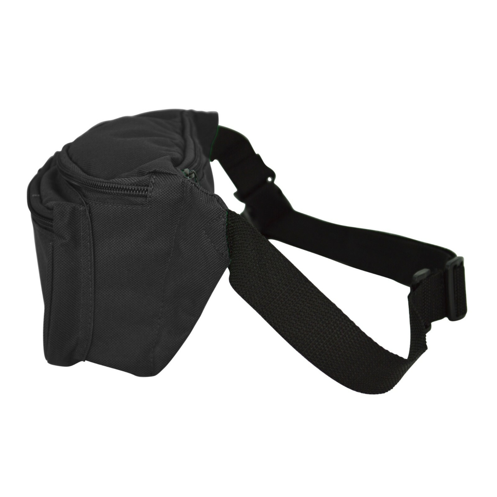 DALIX Fanny Pack with 3 Pockets Blue Black Maroon Travel Waist Pouch Adjustable
