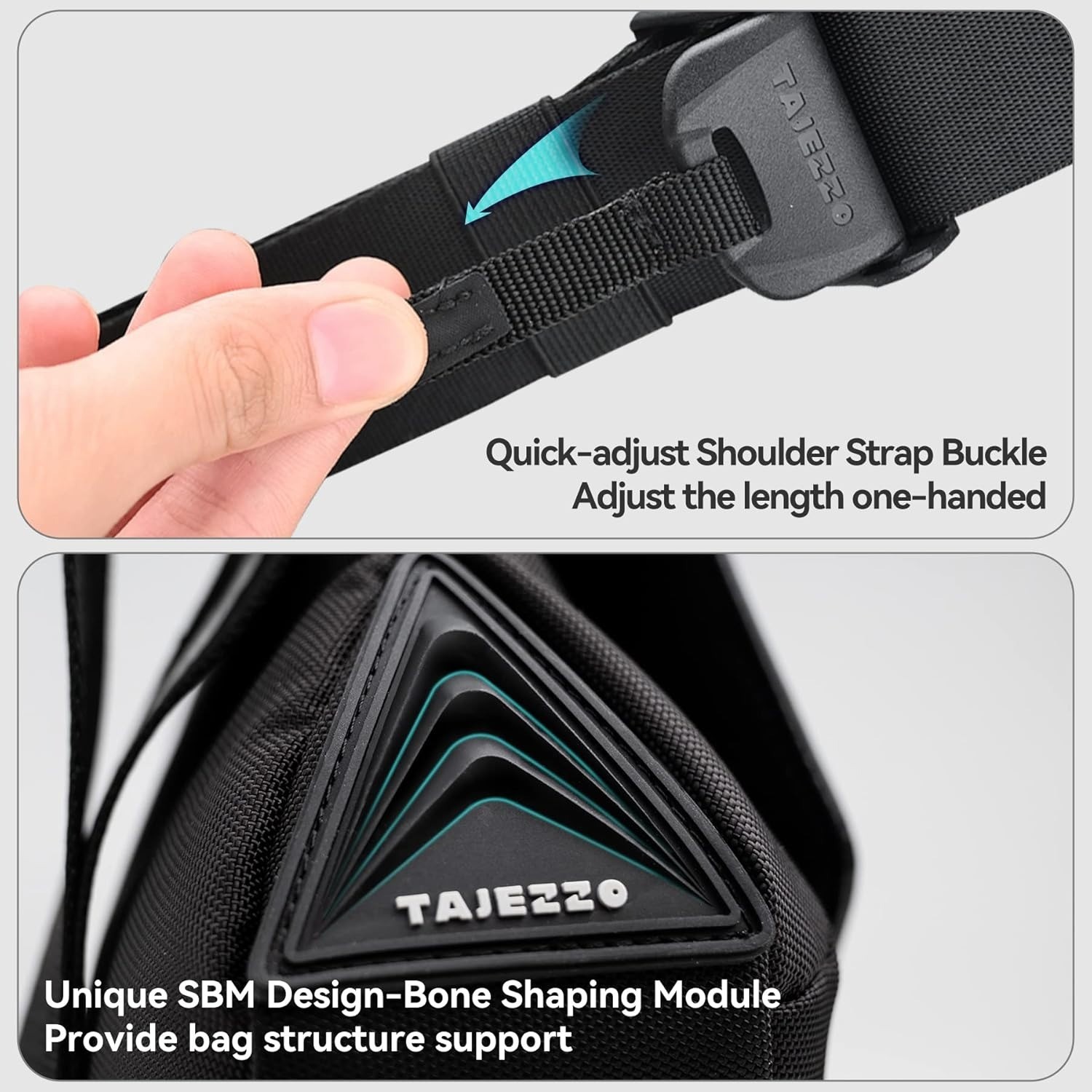 Waterproof Magnetic Clasp Briefcase Crossbody Bag Small Backpack perfit school