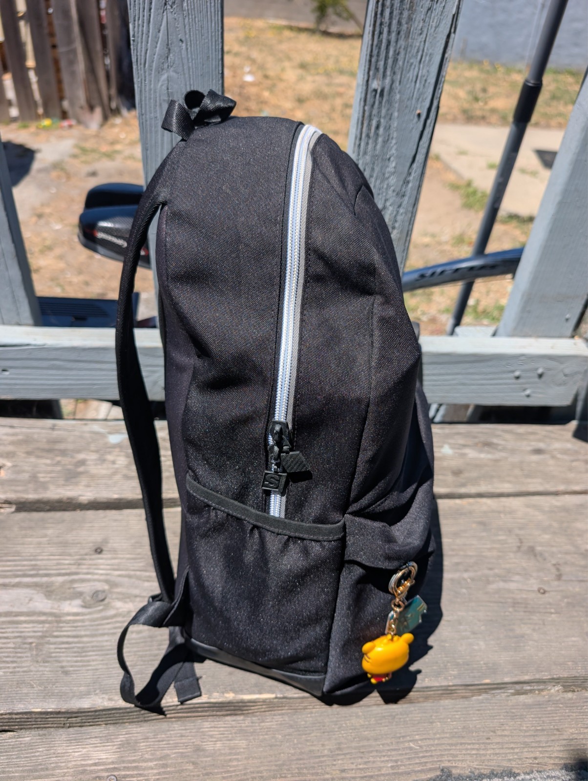 Superdry Black Backpack Bookbag Laptop School Travel Daypack Unisex 17″
