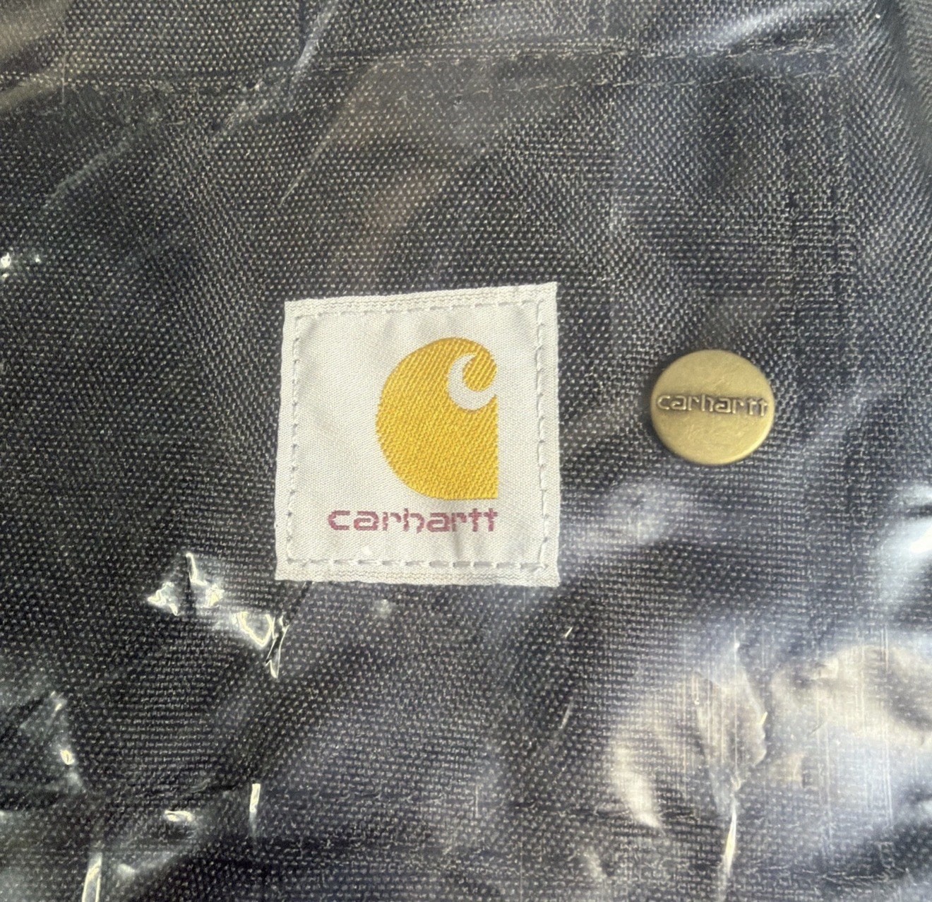 Carhartt Black Canvas Double Strap Carryall School Work Tote Bag