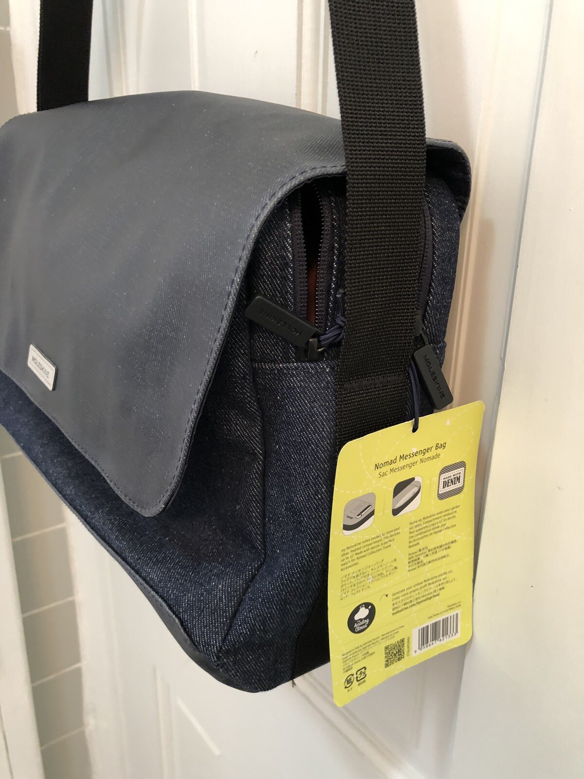 Moleskine Nomad Messenger Demin Bag NWT