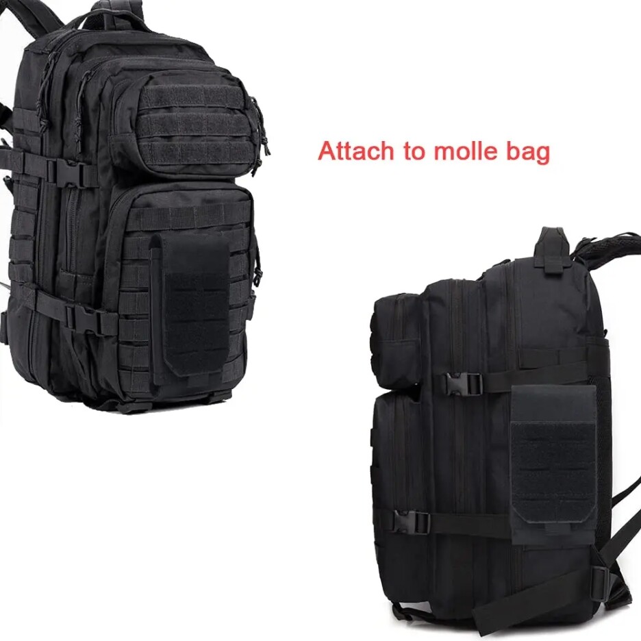 Tactical Army MOLLE Bag Hook Loop Belt Pouch Holster Case For iPhone Cell Phones
