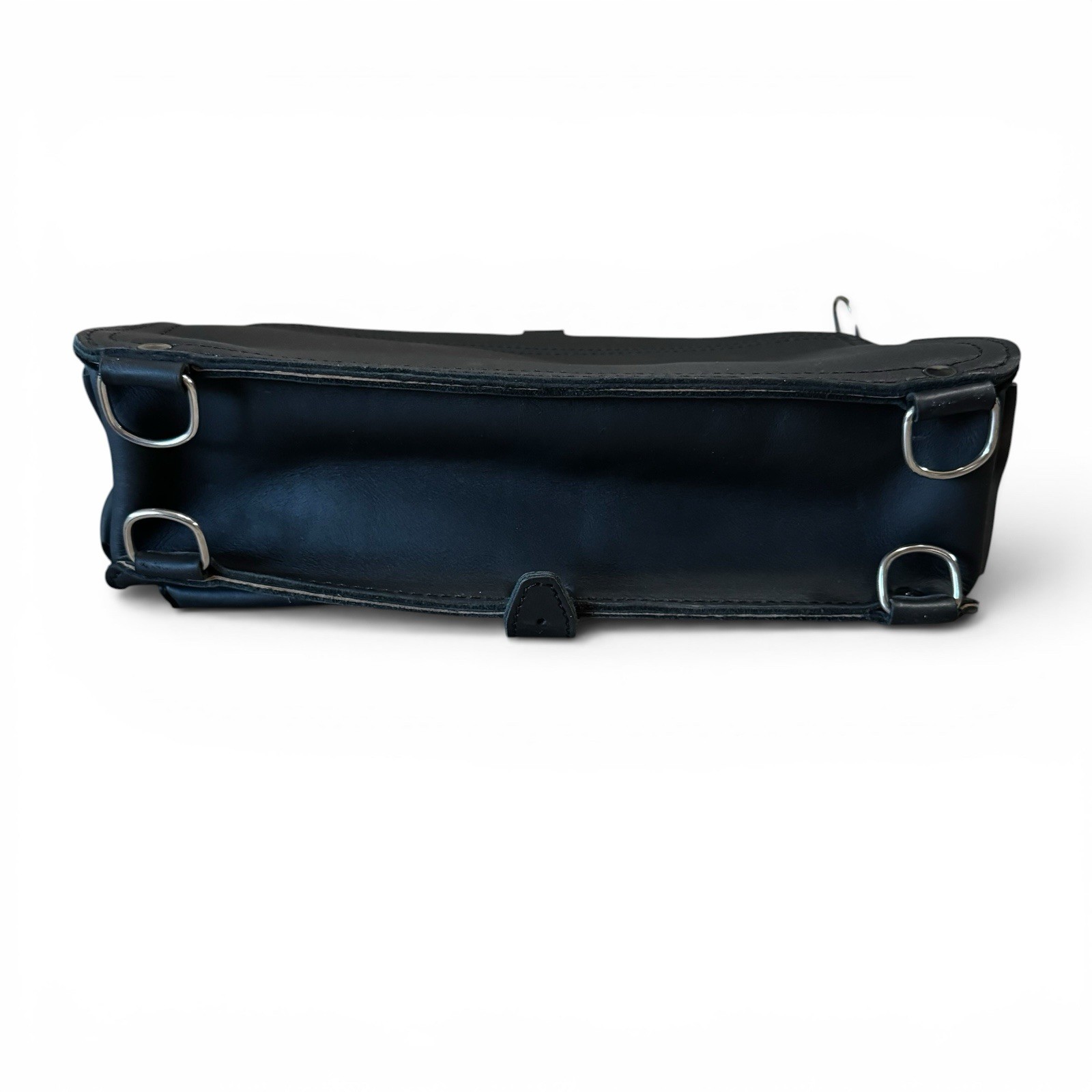 Saddleback Leather Front Pocket Leather Thin Briefcase – Genuine Black Leather