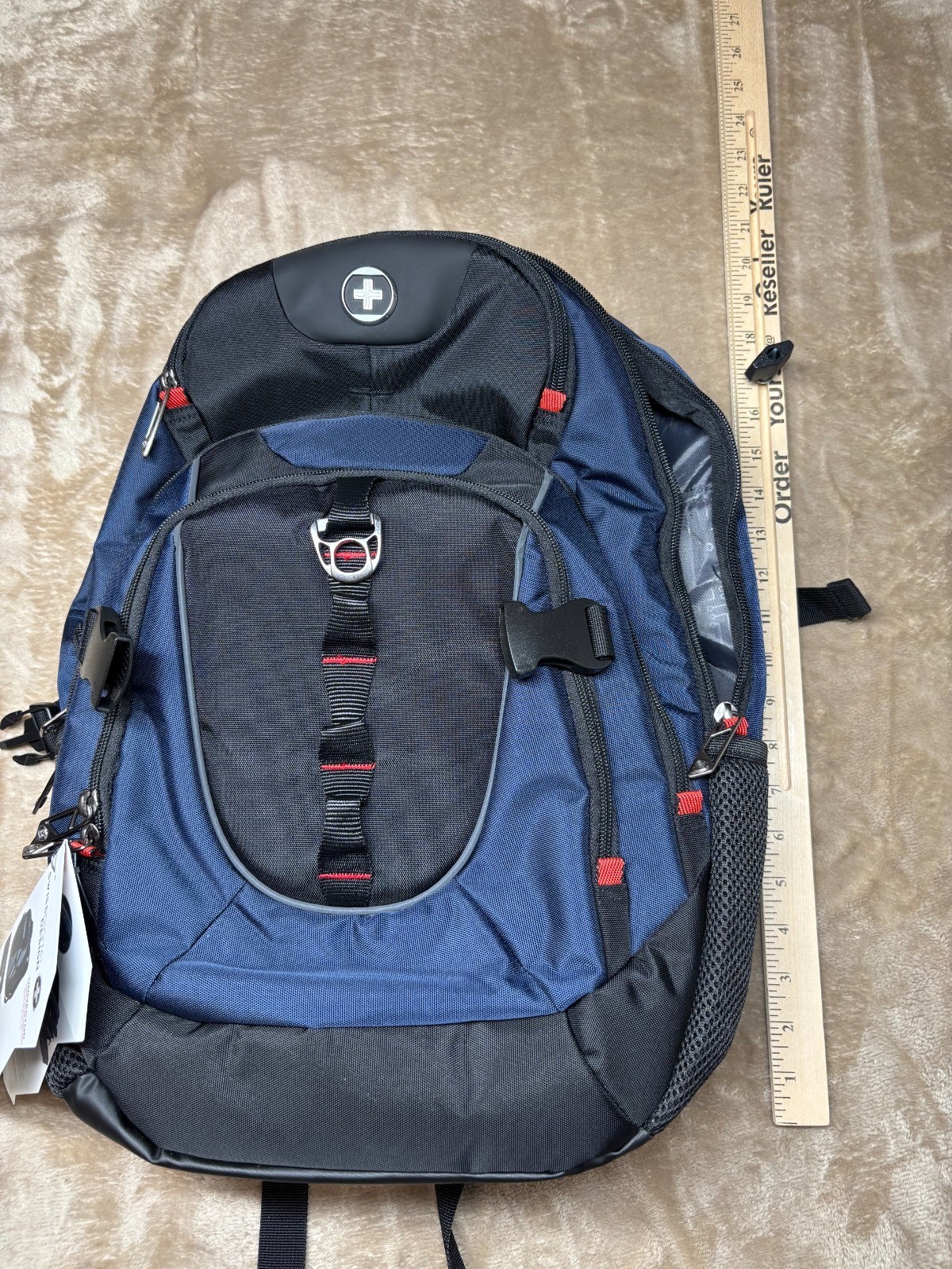 NWT Swiss Digital Design UniVector SD803-01 Backpack, USB Charging Port, RFID