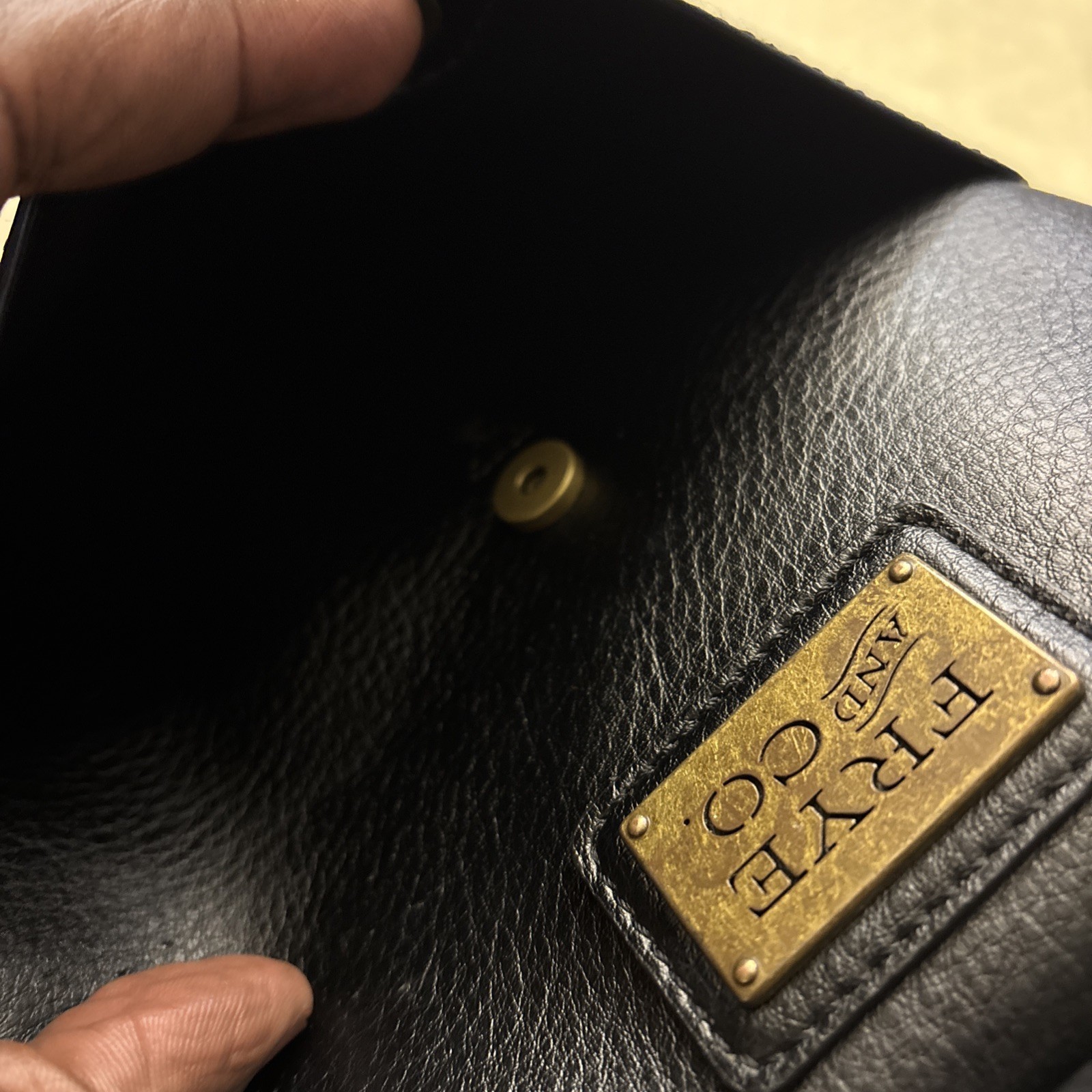 VTG FRYE & Co. Backpack Black Leather Quality Medium (MINOR SCRATCHES)