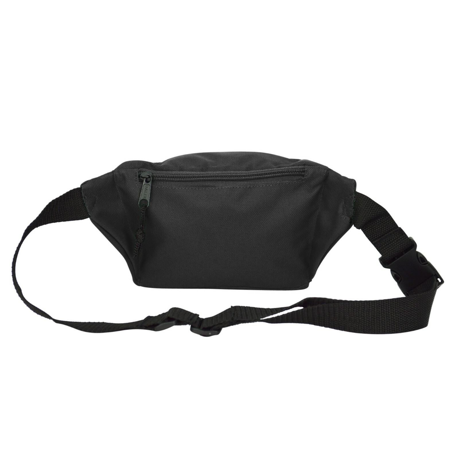 DALIX Fanny Pack with 3 Pockets Blue Black Maroon Travel Waist Pouch Adjustable