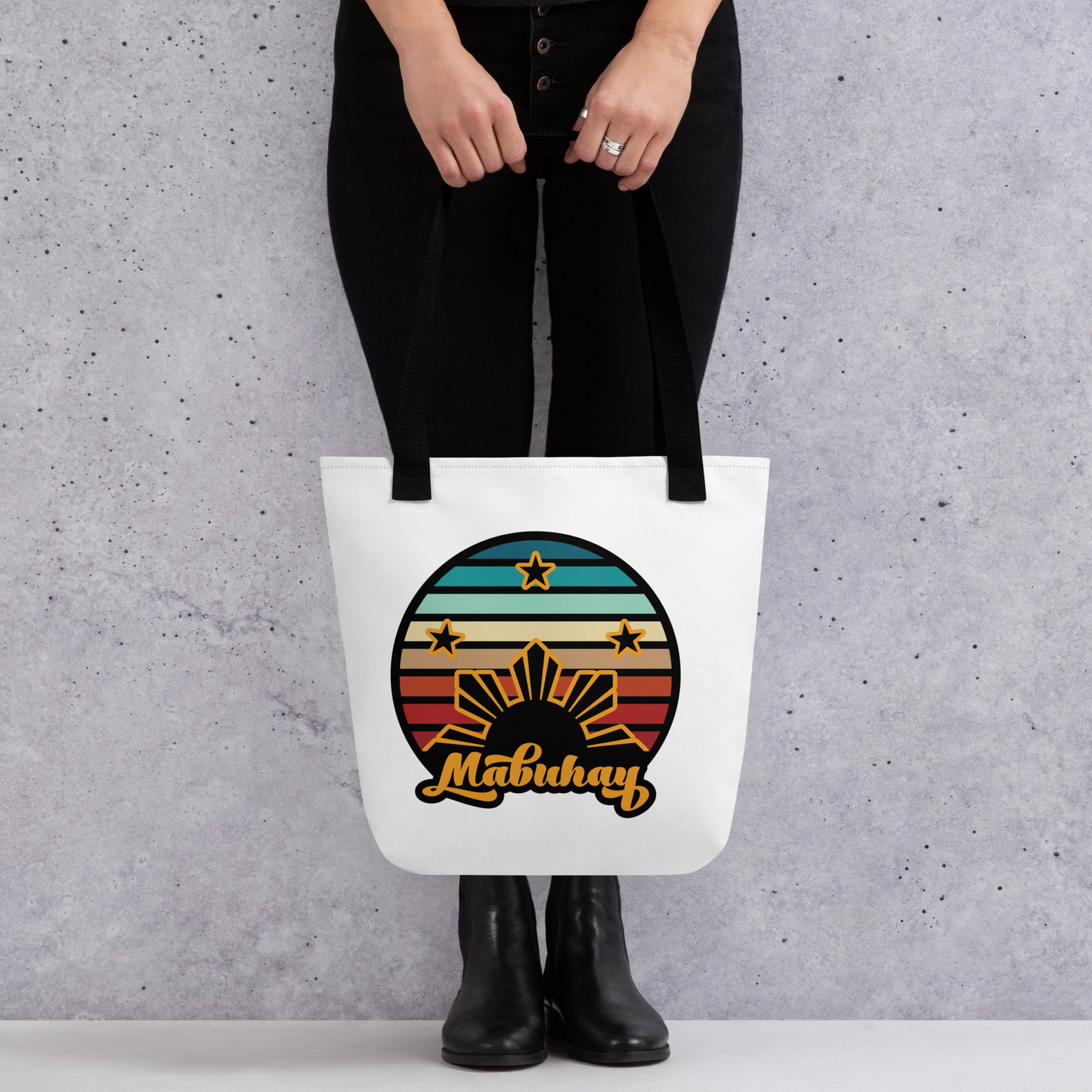Eco-Friendly Mabuhay63 Tote Bag for Daily Essentials, Made In USA