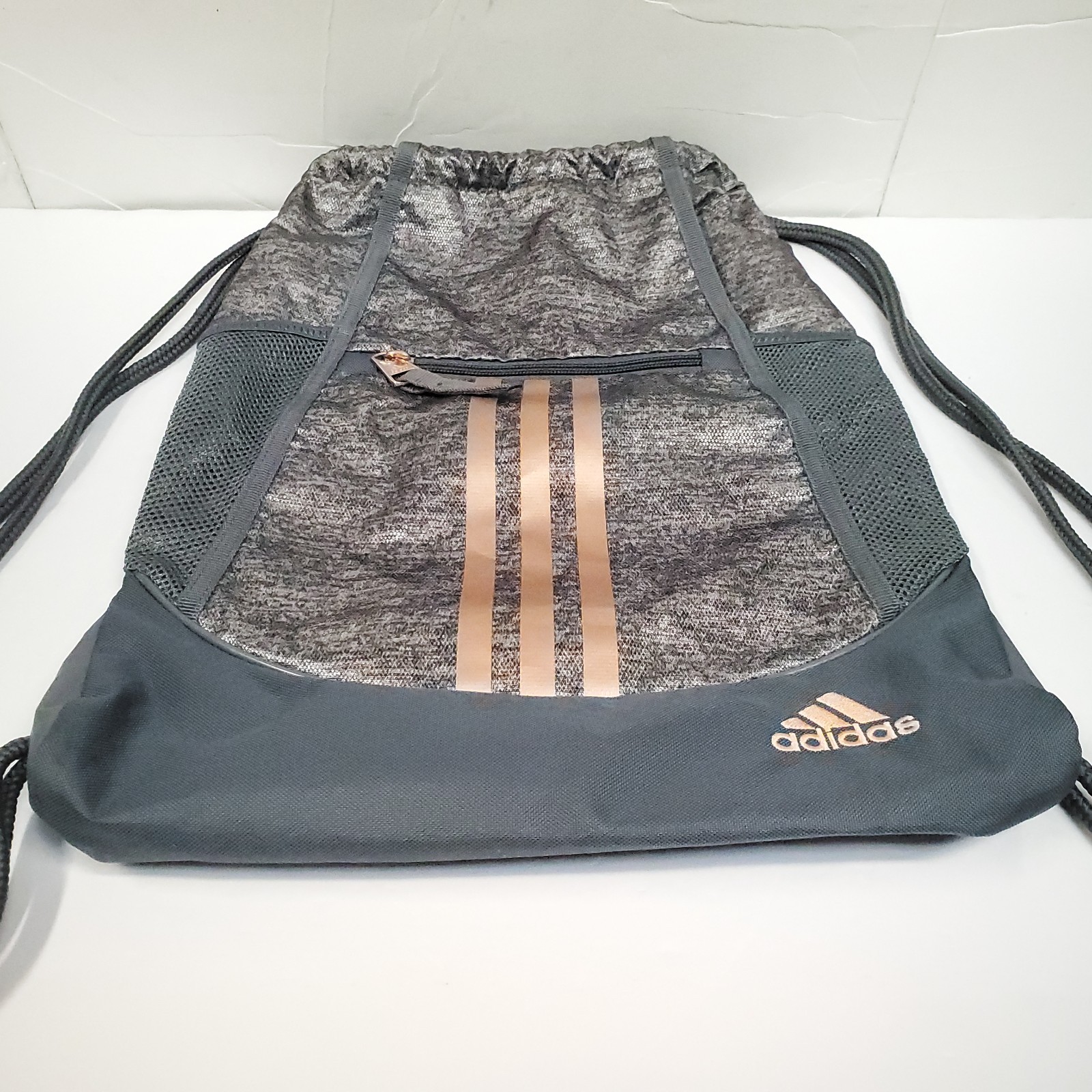 ADIDAS Medi Safe Lined Pocket ALLIANCE II SACKPACK JERSEY ÓNIX/ROSE GOLD