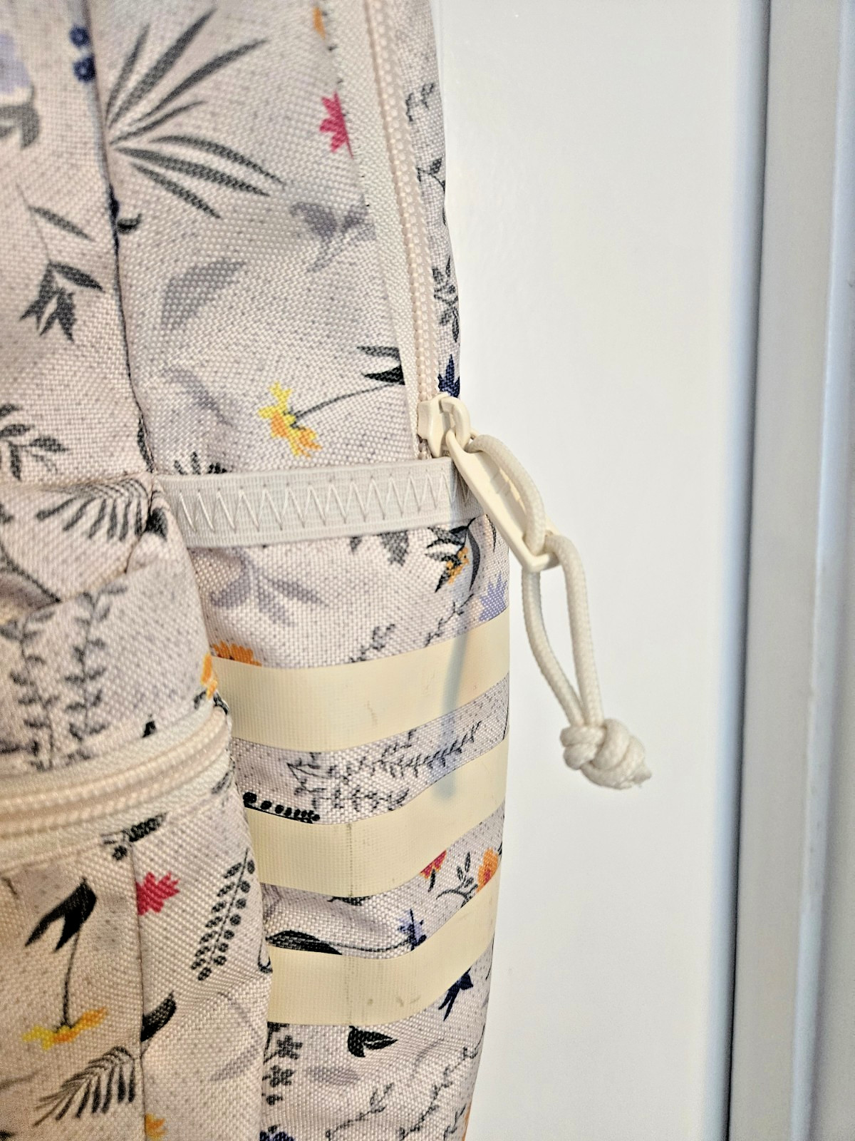 Adidas Classic 3S 5 Backpack Meadow Floral/Wonder White School Gym Travel