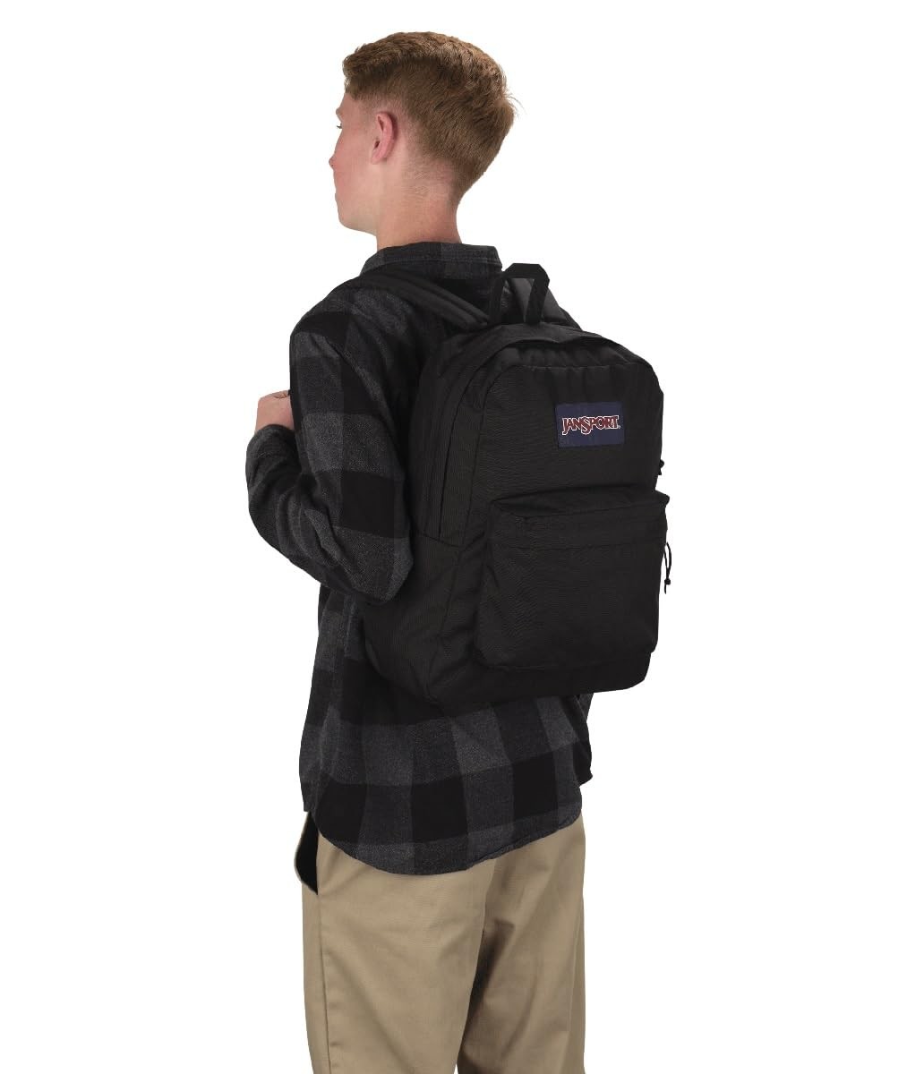 SuperBreak One Backpacks Durable Lightweight Bookbag with 1 Main Compartment