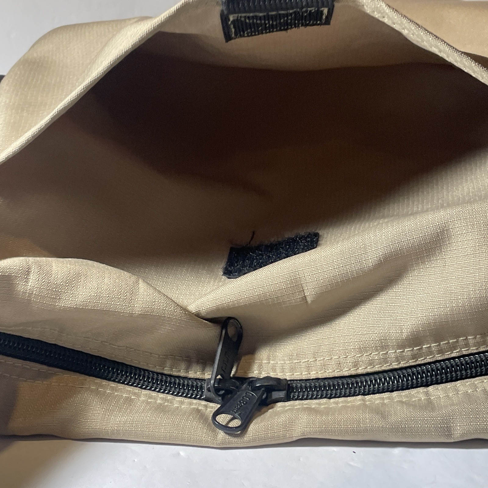 L.L. Bean Messenger Crossbody Bag Khaki 17 X 14 X 7.5”