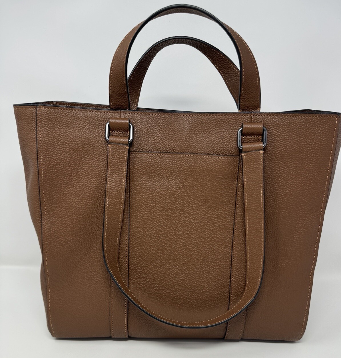 Rare Coach Hudson Leather Double Handle Tote Brown Coach Men/Women