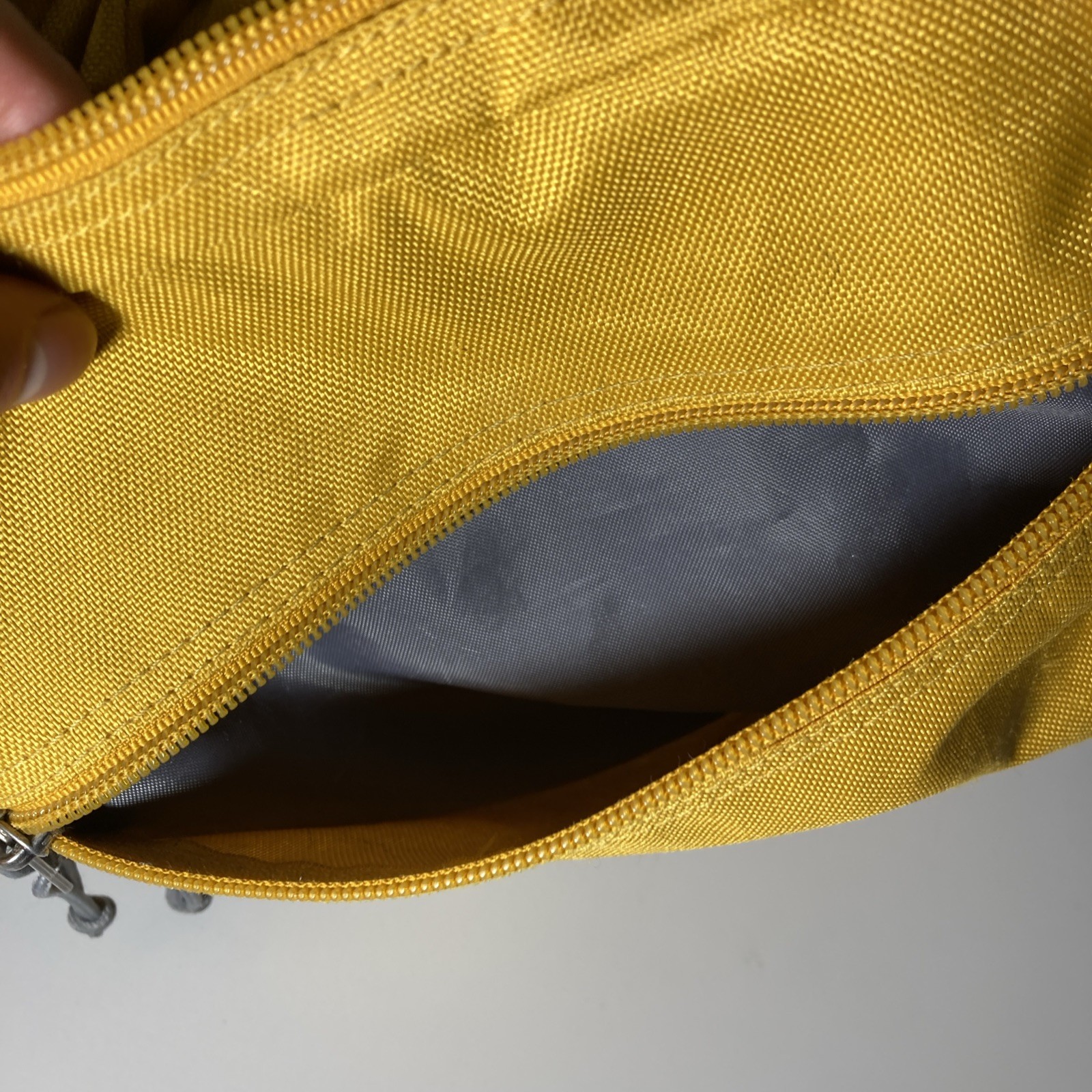 Trans JanSport Backpack Mustard Yellow Cool Student with Leather Bottom
