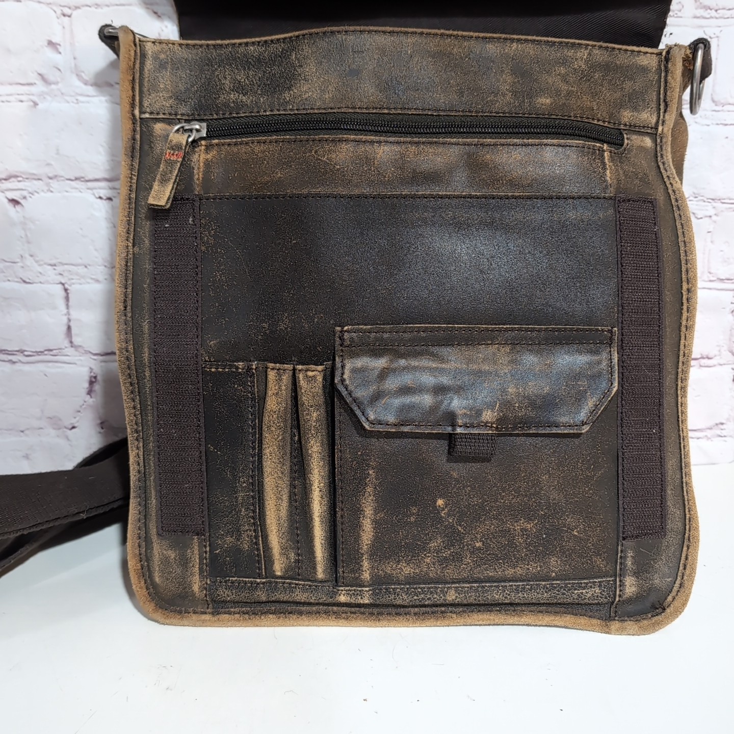 Wilson’s M.Julian Distressed Suede Leather 3 Way Convertible Crossbody Sling