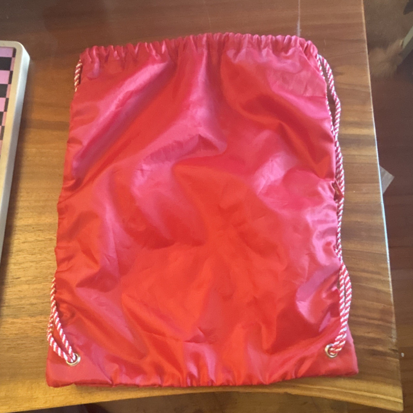 Spirit by thirty-one Cardinals Red Drawstring Bag with Zip Pocket, Sports Theme
