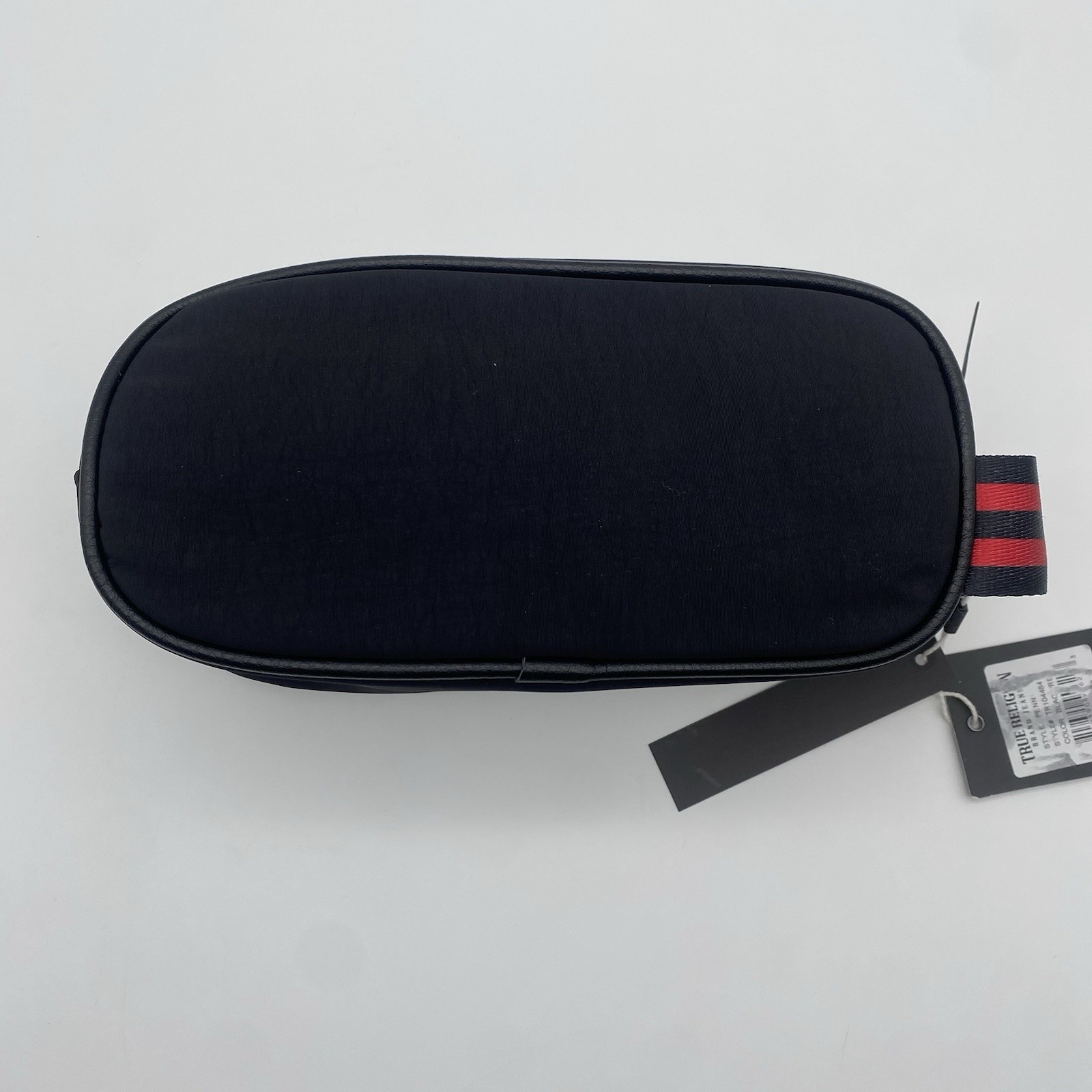 TRUE RELIGION Toiletry Bag PENN BLK/RED w/bonus travel bottles BRAND-NEW w/tags