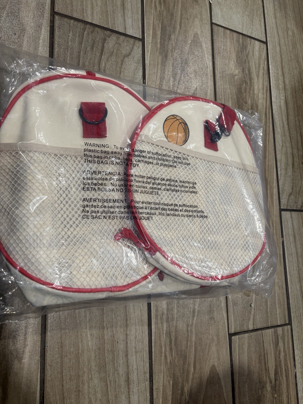 Marvel Spider-Man NBA Crossover Duffel Bag White Red Gym Travel collectors