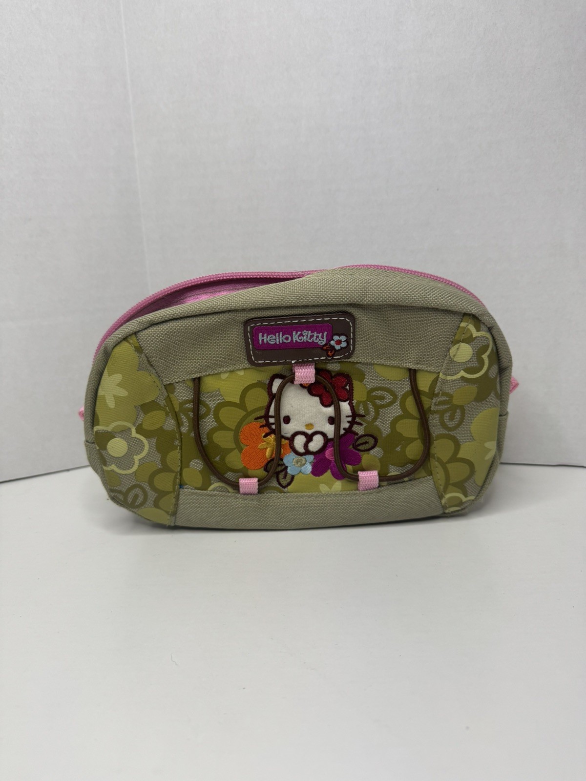 Hello Kitty Waist Bag Green 2004 Rare Body Hip Bag
