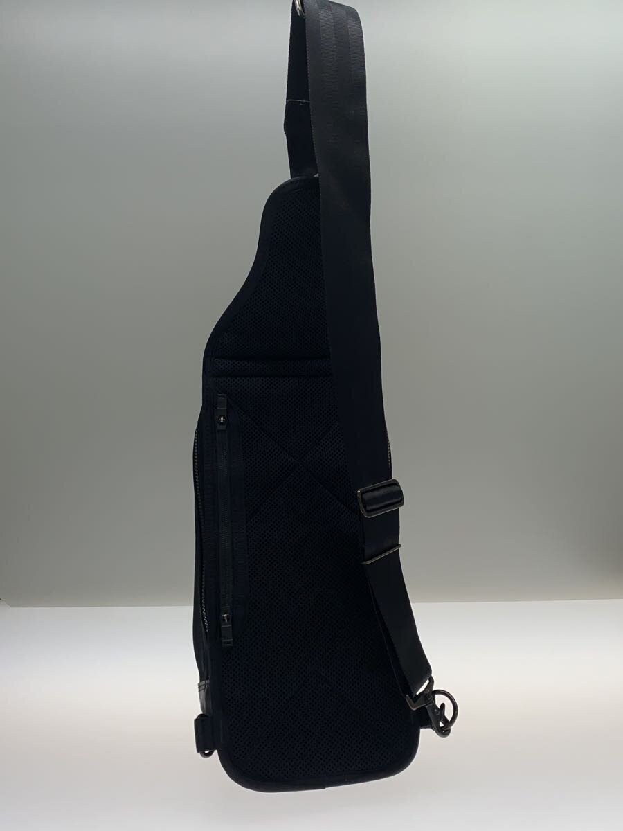 Authentic Porter Black Leather Shoulder Bag 14cm x 34cm x 4cm, Stylish Handy Bag