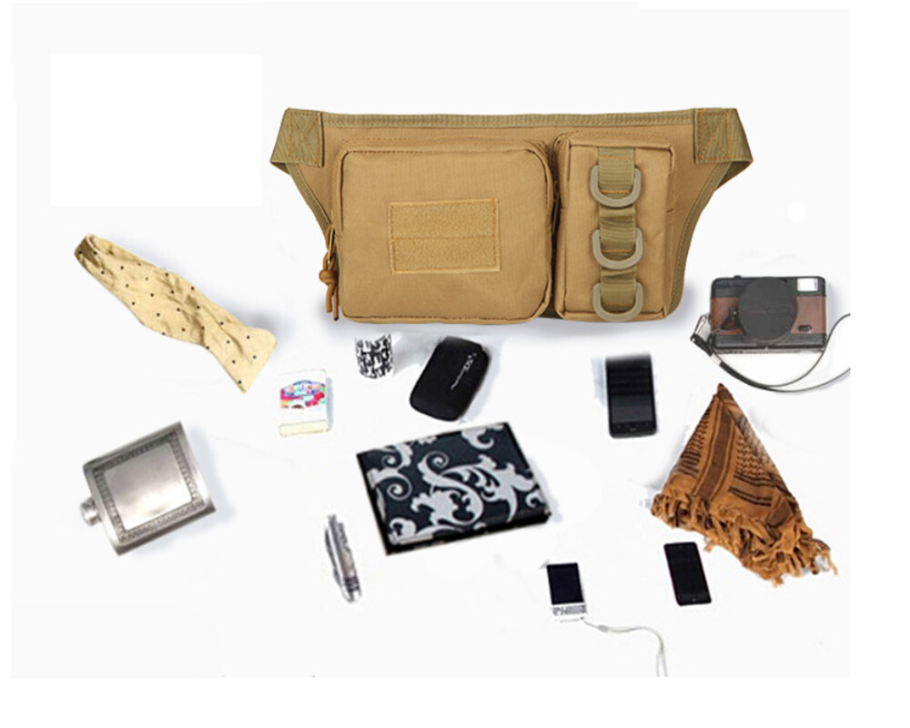 Tactical Waist Bag Nylon Oxford Utility Multipurpose EDC Utility Waist Pouch US