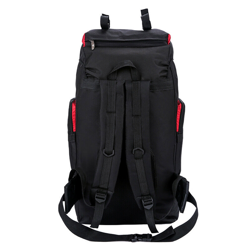 80L Military Black Tactical Backpack Rucksack Camping Hiking Bag Outdoor Travel