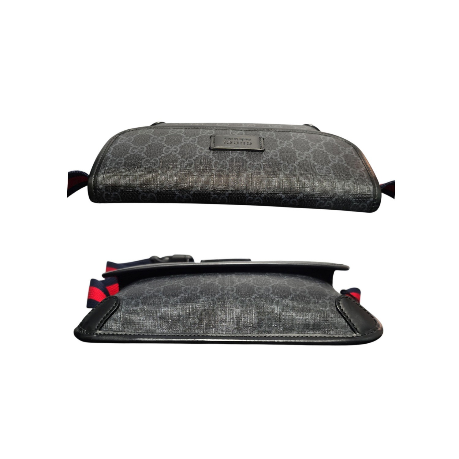 Gucci GG Monogram Web Slim Belt Bag