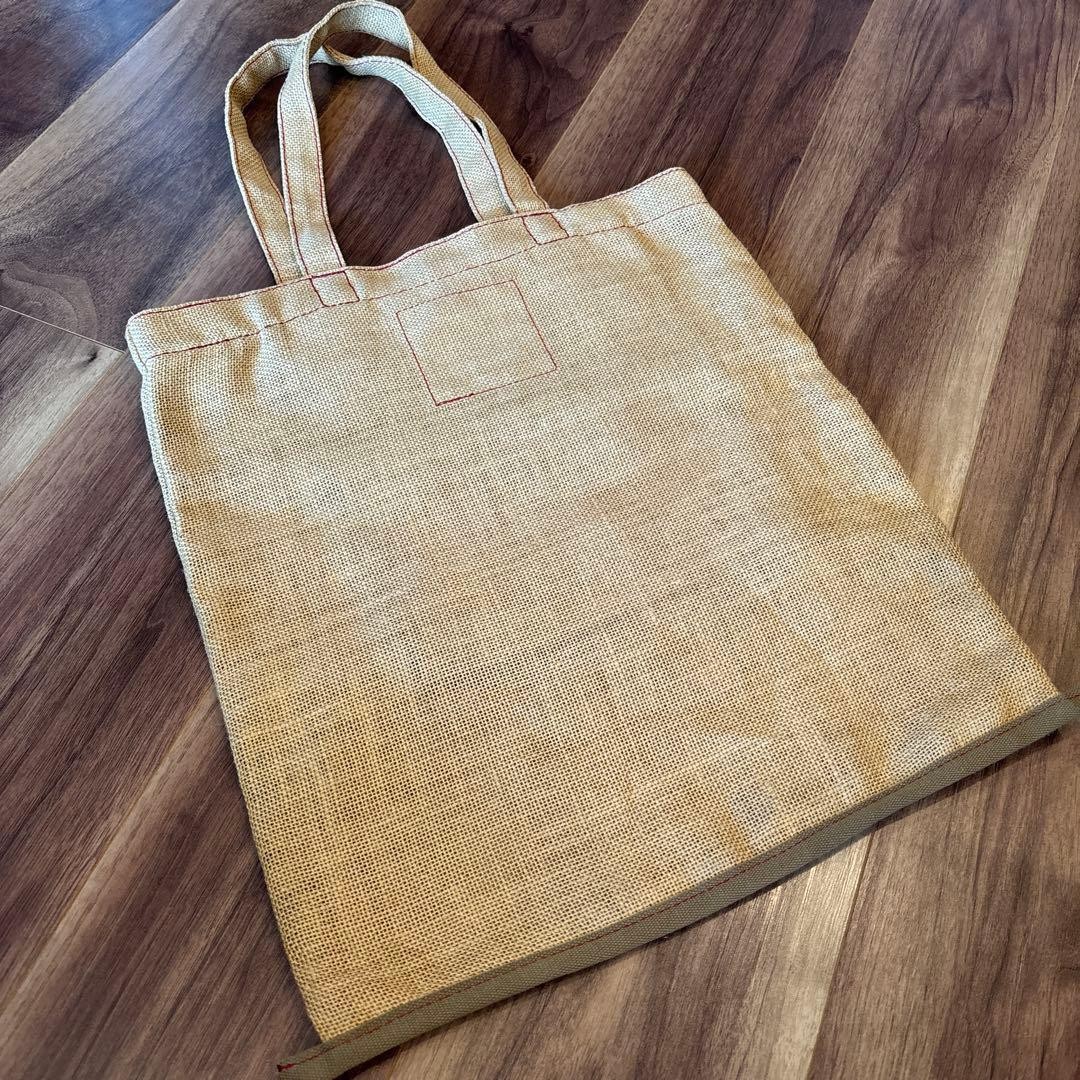 RockSteady PORTER BEAMS Collaboration Tote Bag Jute Linen Used Japan
