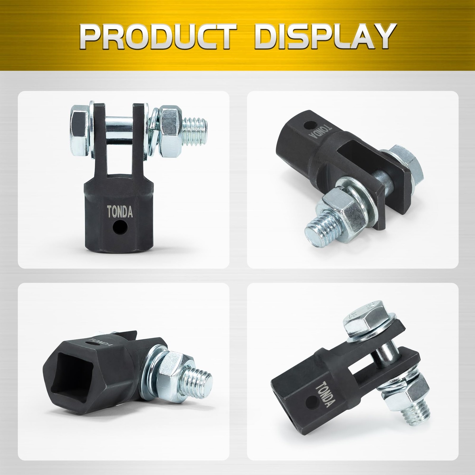 Scissor Jack Drill Adapter for 1/2 Inch Impact Wrench or 13/16 Inch Lug Wrench