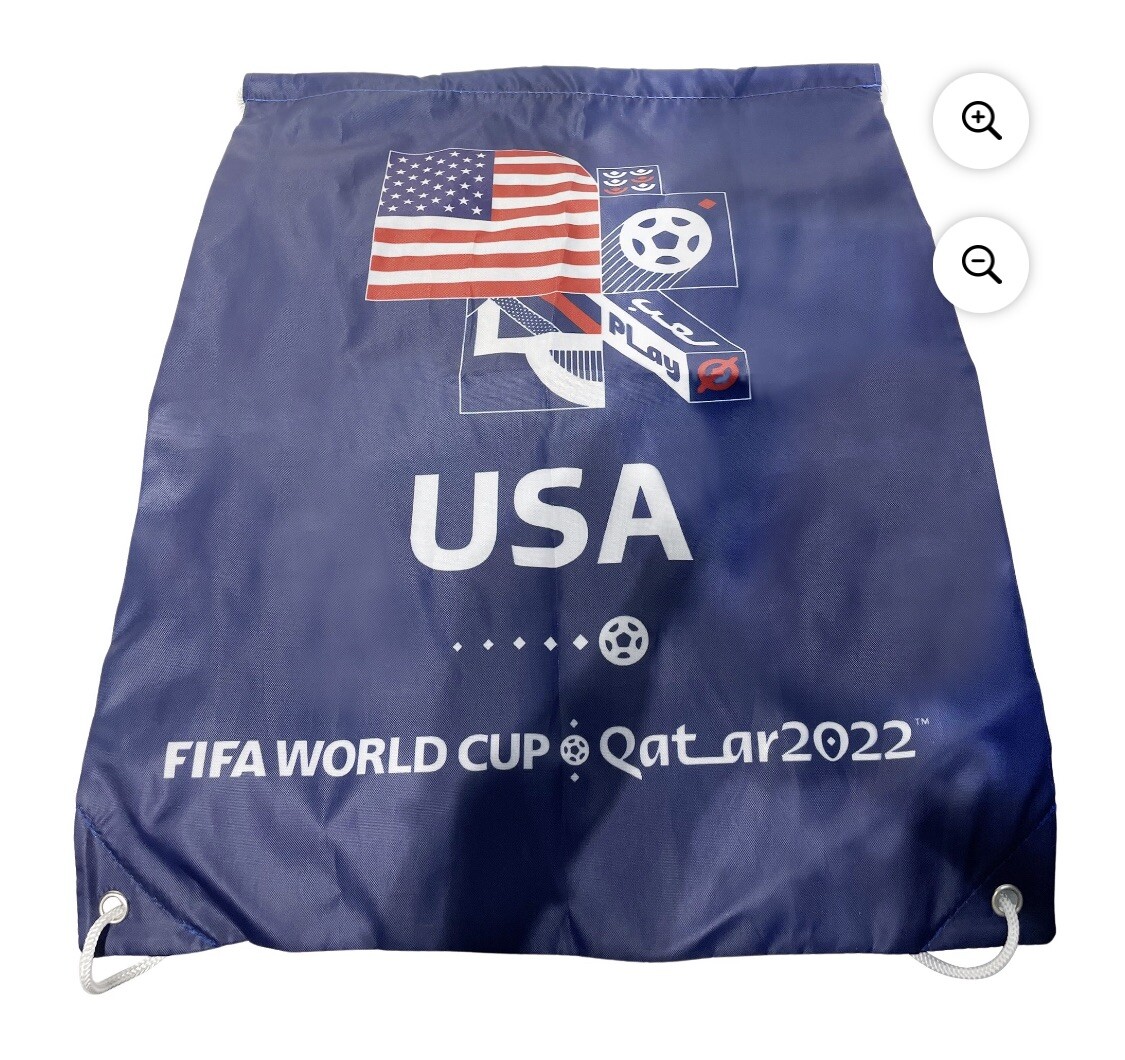 FIFA World Cup Qatar 2022 United States Sling Bag 17″x13.5″ Soccer Backpack NEW!