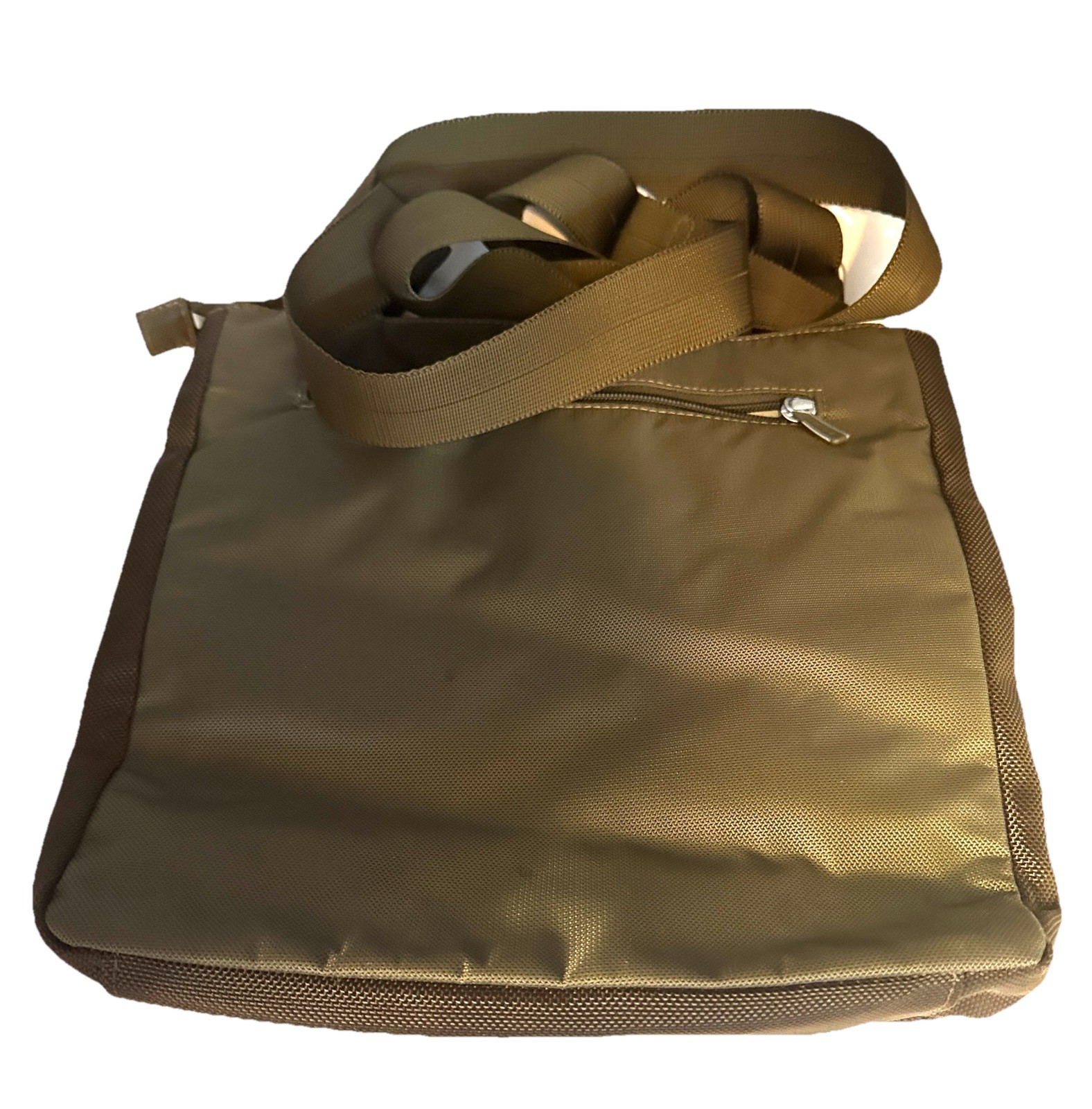 Tumi T-Tech Essential Gear Messenger Bag Brown Adj Strap Organizer