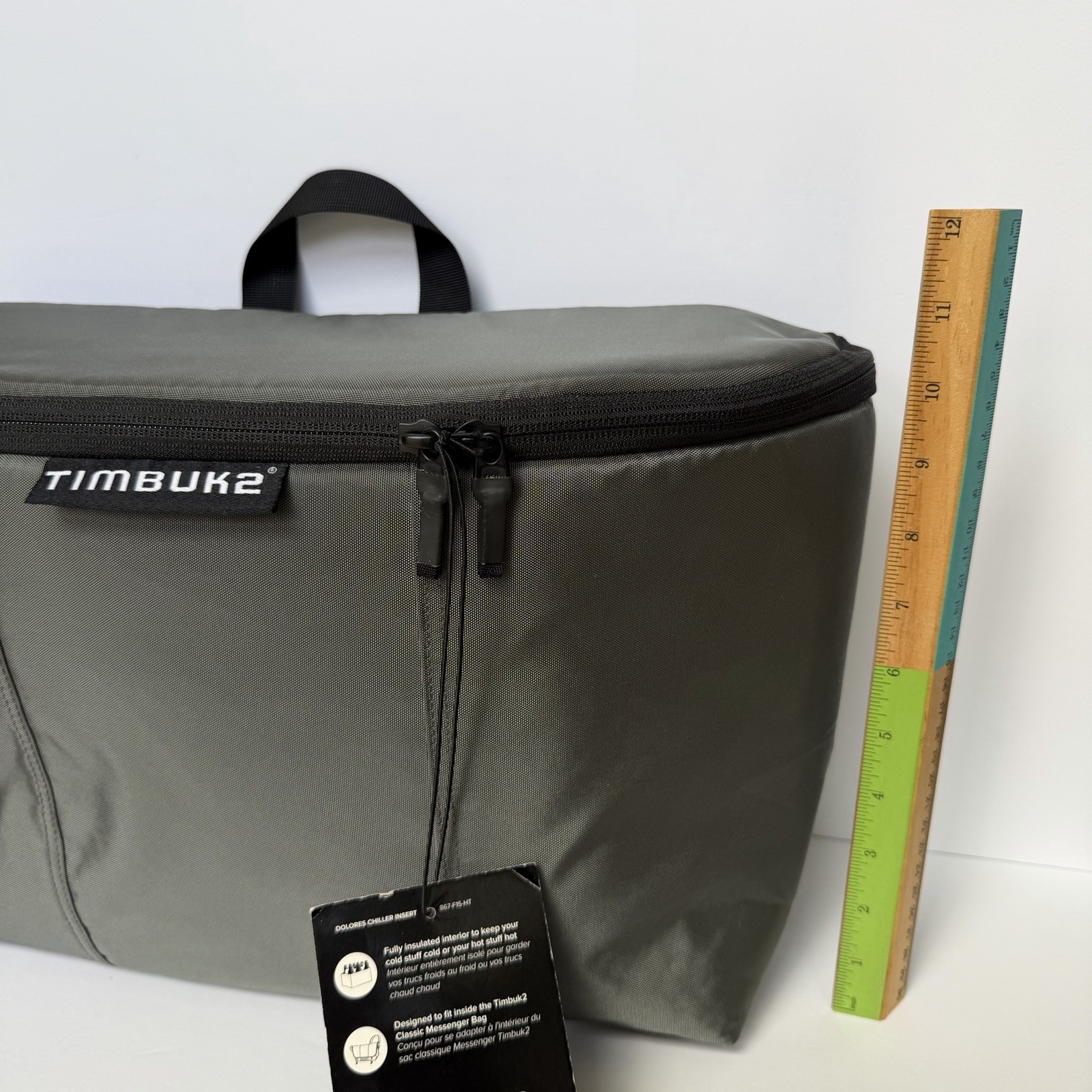 Timbuk2 NEW Dolores Chiller Insert Cooler Medium Gray NWT Insulated Hot Or Cold