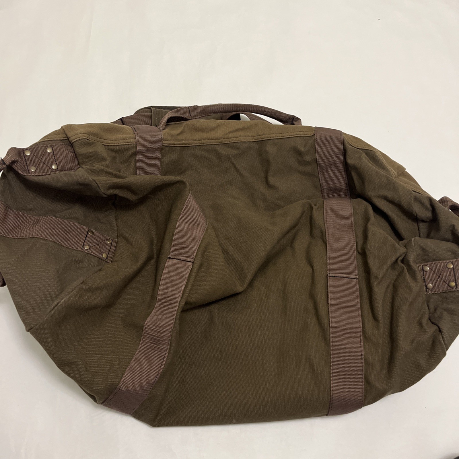 CABELA’s Heavy Canvas Duffel Bag Brown 150L Large Sized
