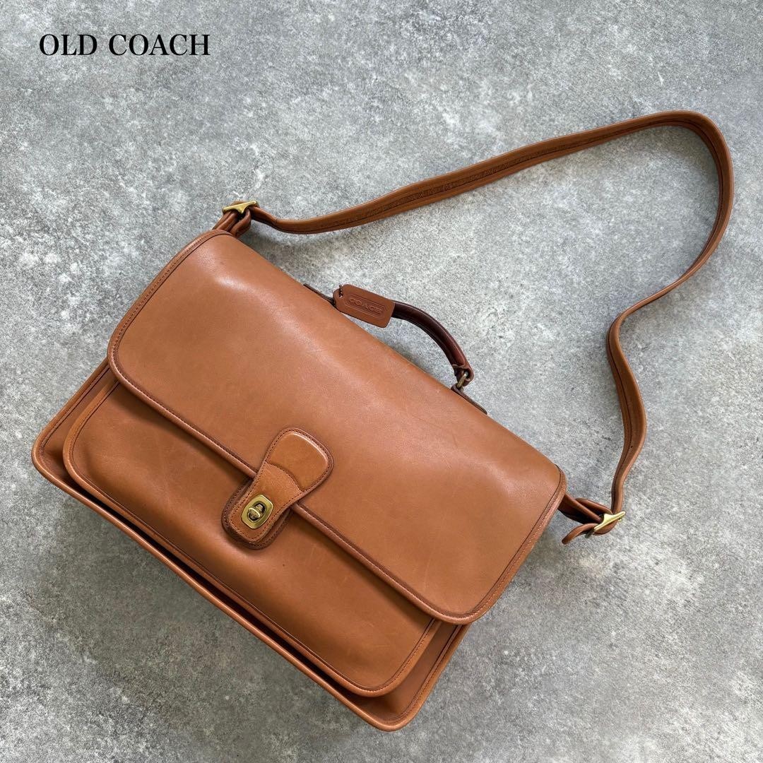 Vintage COACH Metropolitan Leather Briefcase Business Bag Black USA Made