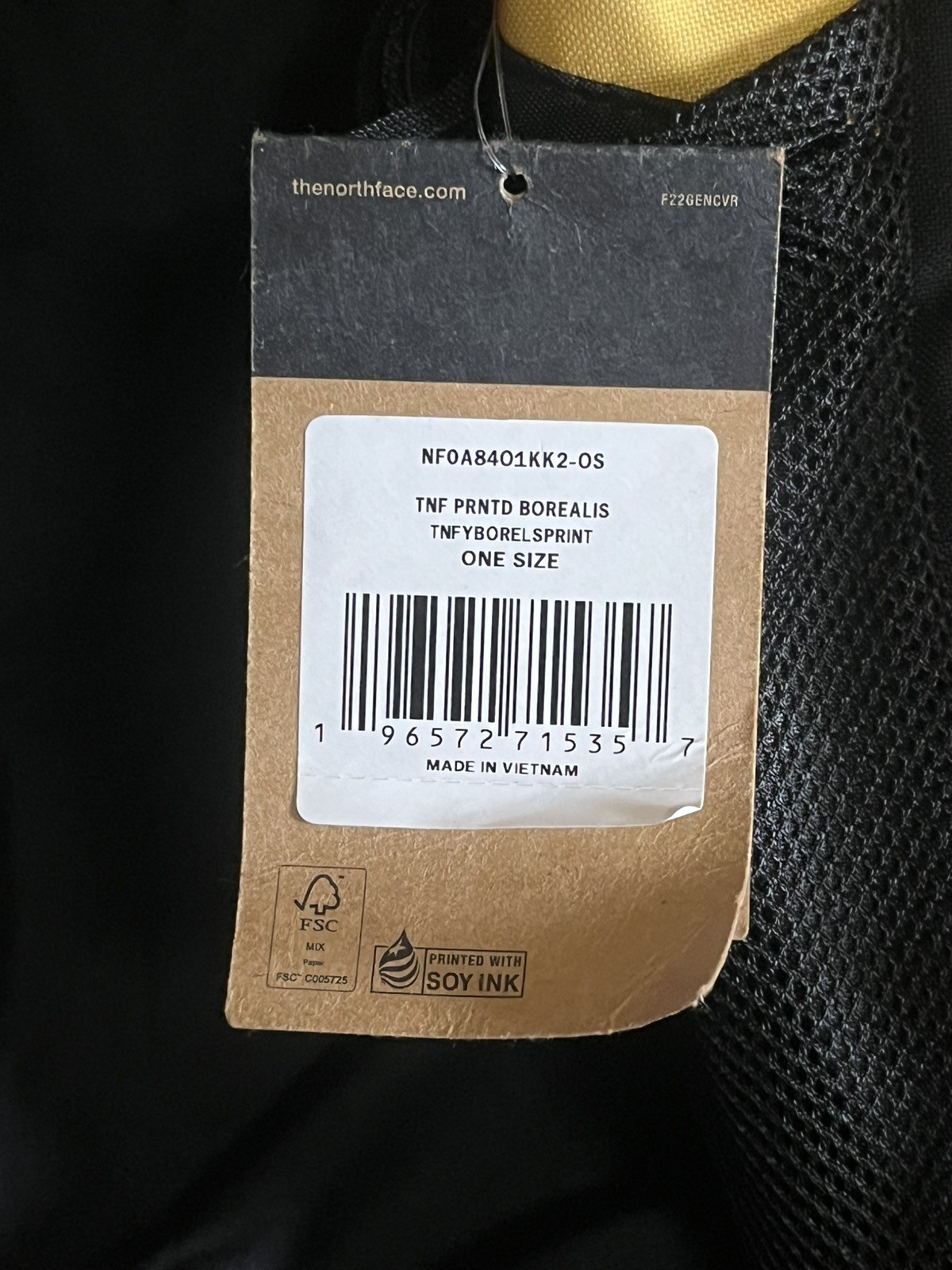 Supreme The North Face Printed Borealis Trompe L’oeil Backpack Yellow SS23