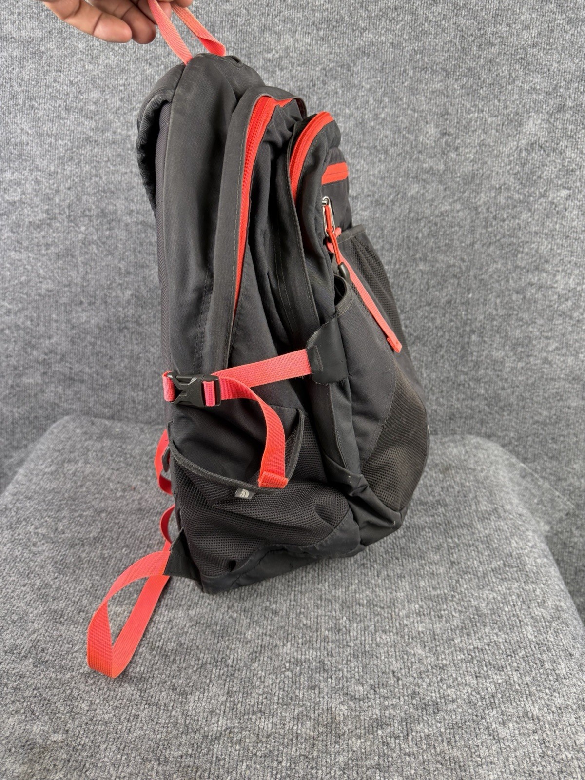The North Face Recon Backpack Black Hiking Outdoors Laptop School Pink Gray