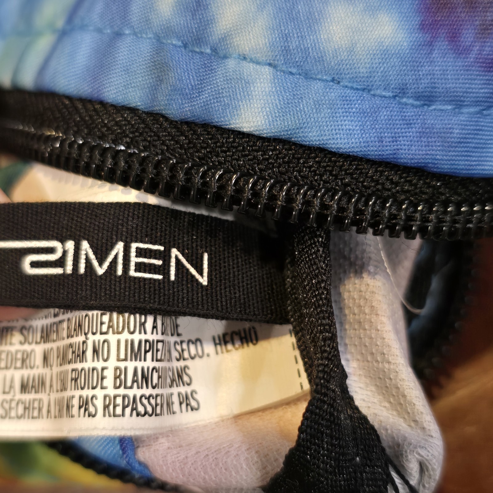 21MEN, Multi-colored Tie-dye Fanny Pack: Hippie, Boho, Rave Wear, Festival