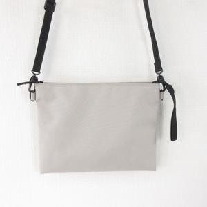 MUJI Shoulder Bag Greige Polyester Men’s Women’s Vintage Excellent Condition